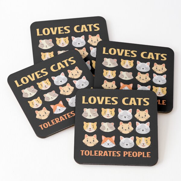 Item preview, LOVES CATS TOLERATES PEOPLE designed and sold by Supra Designs.