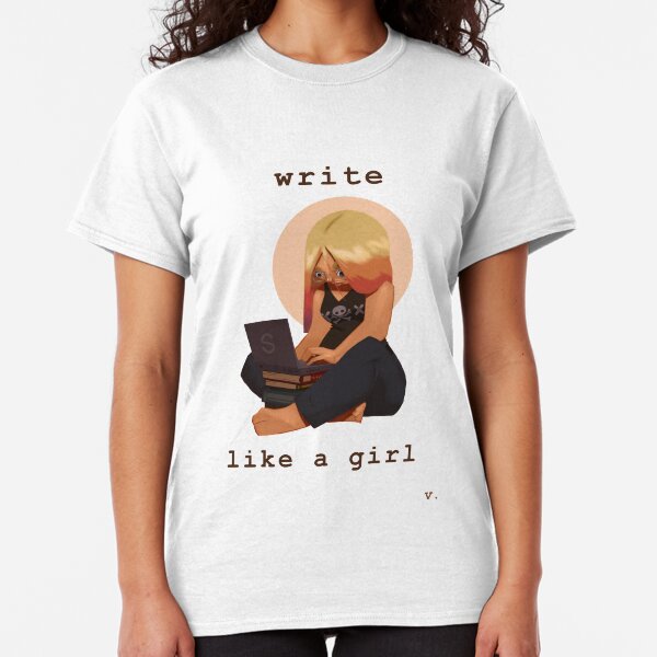 Write Like a Girl Classic T-Shirt