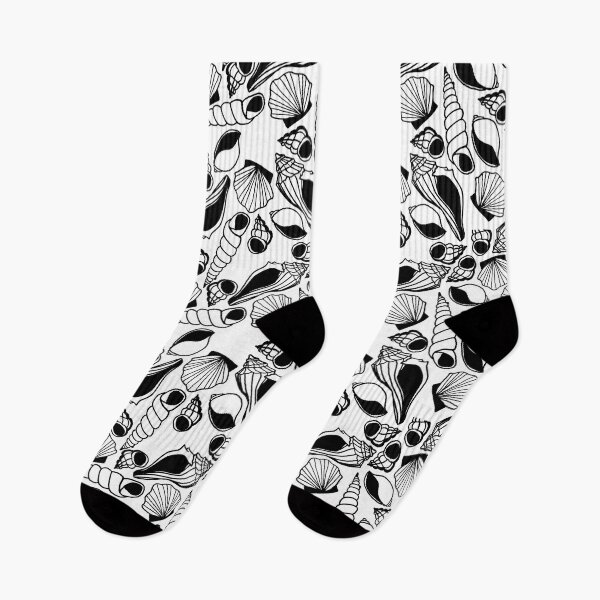 Item preview, Shells - Black on White designed and sold by PaintInTheNight.