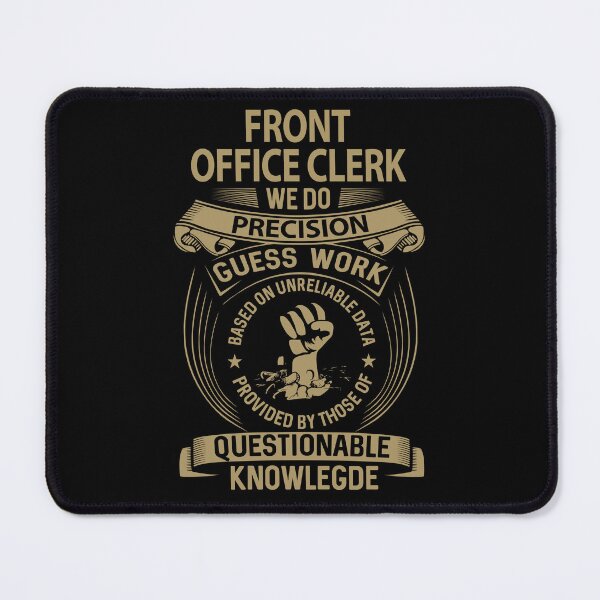 Item preview, Front Office Clerk T Shirt - We Do Precision Job Gift Item Tee designed and sold by paneczkopat.