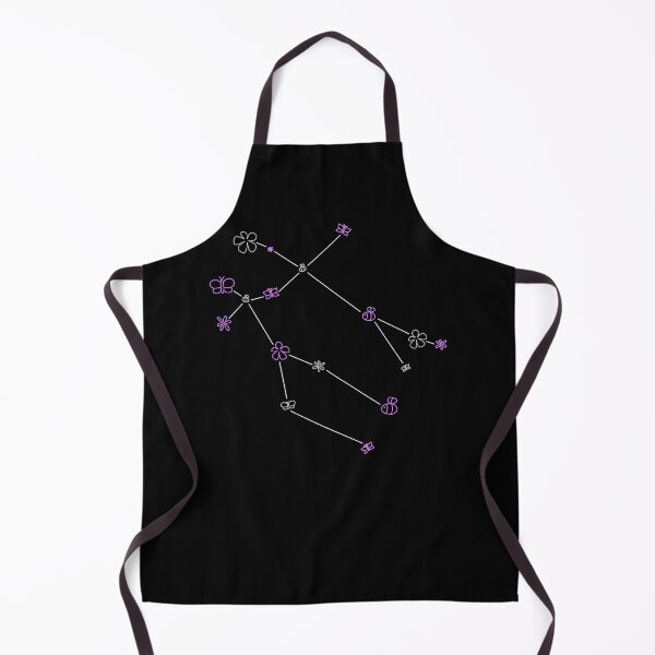 Item preview, Gemini Zodiac Constellation Asexual Pride Flowers Butterflies Bees designed and sold by cashewdays.