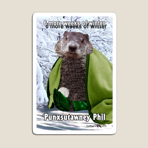 Groundhog Day Magnet