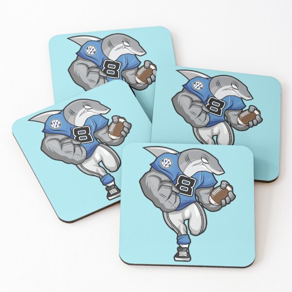 Artikelvorschau, SEC-Meisterschaft - White Shark American Football Maskottchen entworfen und verkauft von AmmyTheBest.