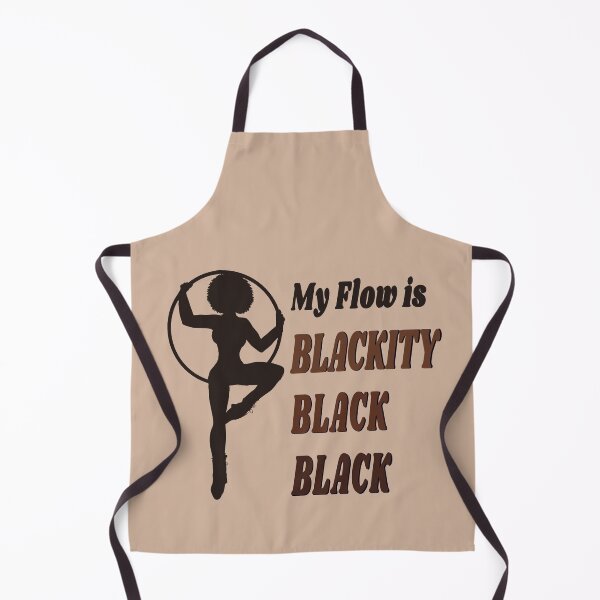 Item preview, Blackity Black Flow | Black Afro African American Hula Hooper Brown Bkgrnd designed and sold by KreativeLaedy.