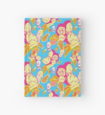 Electric Banana Monkey Pattern Hardcover Journal