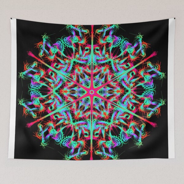 Item preview, Magera The neon mandala art designed and sold by Ariel Guevara.