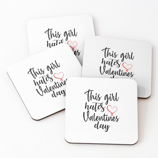 Item preview, This Girl Hates Valentine's Day designed and sold by WeTrieditatHome.