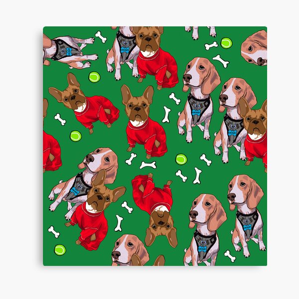 Item preview, Grand-puppies-green designed and sold by KassyKeppol.