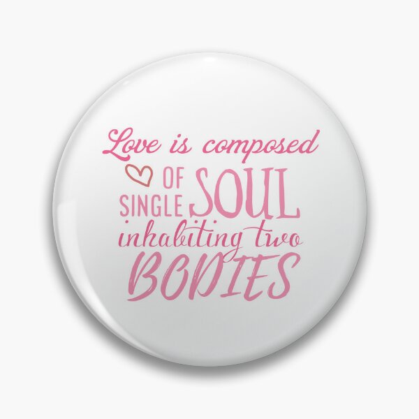 Item preview, Love is composed of a single soul inhabiting two bodies designed and sold by ranafakhar.
