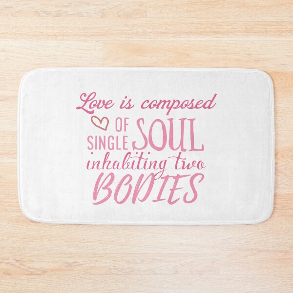 Item preview, Love is composed of a single soul inhabiting two bodies designed and sold by ranafakhar.
