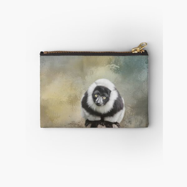 Item preview, Black and White Ruffed Lemur Two designed and sold by Elisabeth Lucas.