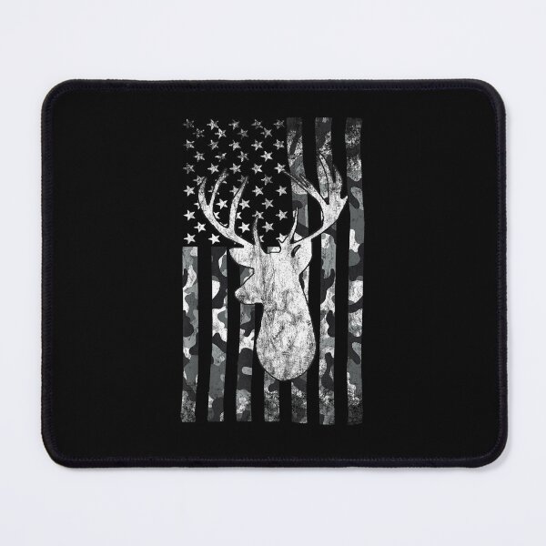 Item preview, Deer Hunting Snow Camo Flag Whitetail Buck designed and sold by NancyxEasSHOP.