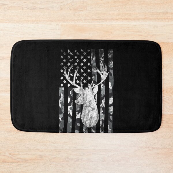 Item preview, Deer Hunting Snow Camo Flag Whitetail Buck designed and sold by NancyxEasSHOP.