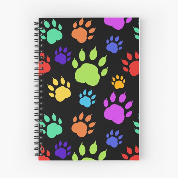 Item preview, Bear Pawprint Pattern (Rainbow) designed and sold by murkyswamp.