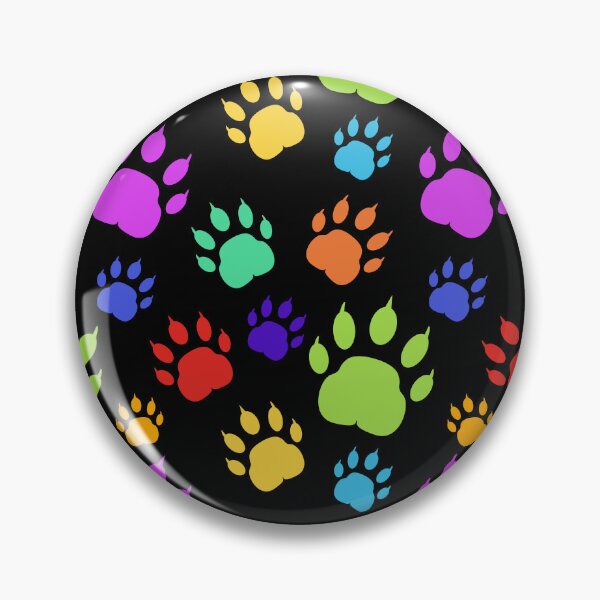 Item preview, Bear Pawprint Pattern (Rainbow) designed and sold by murkyswamp.
