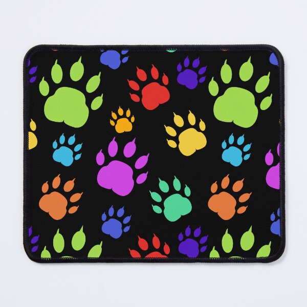 Item preview, Bear Pawprint Pattern (Rainbow) designed and sold by murkyswamp.