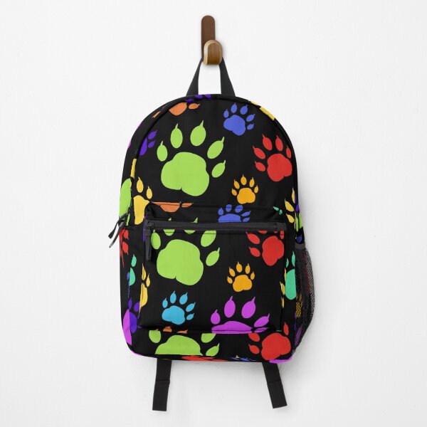 Item preview, Bear Pawprint Pattern (Rainbow) designed and sold by murkyswamp.