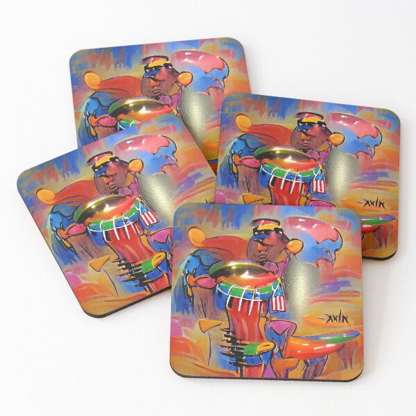 Item preview, African Percussion ~ Colorful Positive Vibes designed and sold by cottonklub.