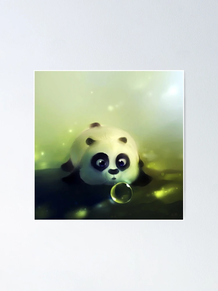 Thumbnail 1 of 3, Poster, Panda designed and sold by RikIka.