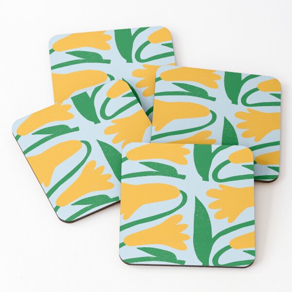 Item preview, abstract tulip print designed and sold by thebluebarn.