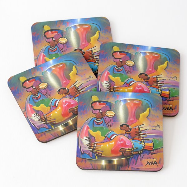 Item preview, African Percussion ~ Colorful Positive Vibes designed and sold by cottonklub.