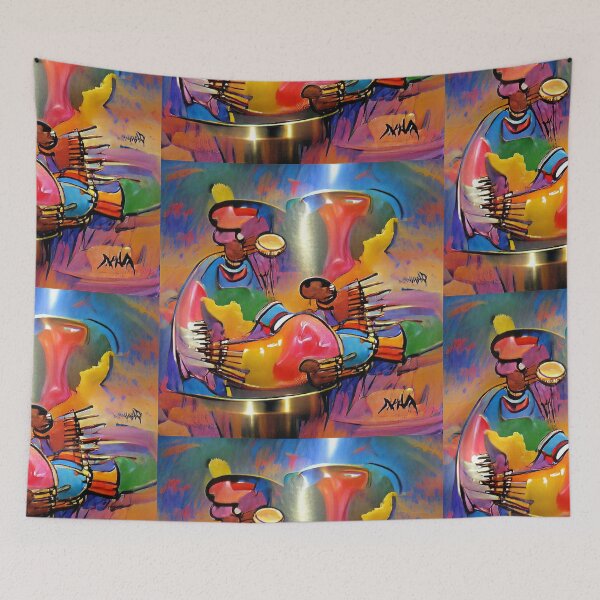 Item preview, African Percussion ~ Colorful Positive Vibes designed and sold by cottonklub.