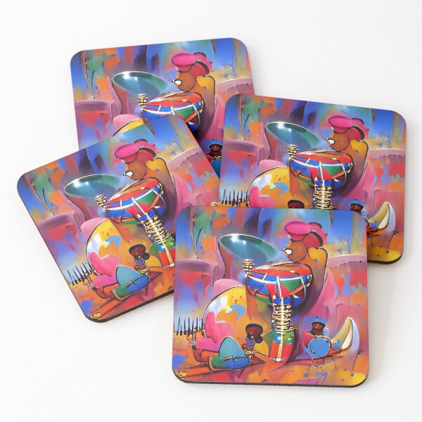 Item preview, African Percussion ~ Colorful Positive Vibes designed and sold by cottonklub.
