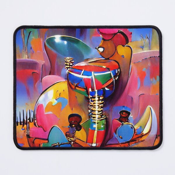 Item preview, African Percussion ~ Colorful Positive Vibes designed and sold by cottonklub.