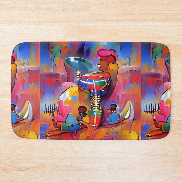 Item preview, African Percussion ~ Colorful Positive Vibes designed and sold by cottonklub.