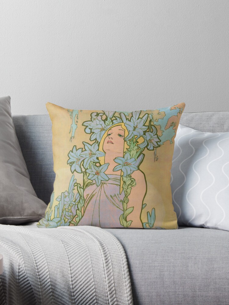 Alphonse 2024 mucha pillows