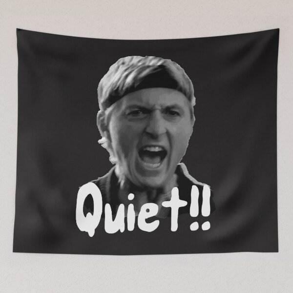 Item preview, Cobra Kai Quiet - Cobra Kai Johnny Lawrence Classic T-Shirt designed and sold by Ayana Todd.