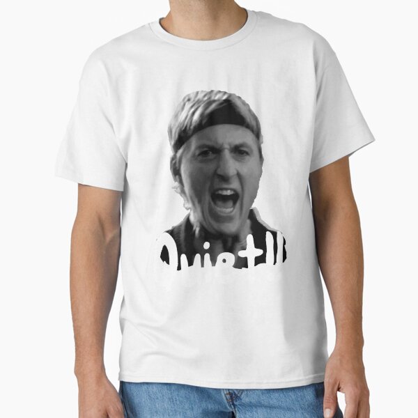 Item preview, Cobra Kai Quiet - Cobra Kai Johnny Lawrence T-shirt classique designed and sold by Ayana Todd.