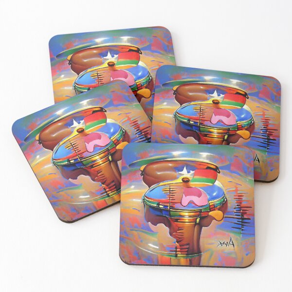 Item preview, African Percussion ~ Colorful Positive Vibes designed and sold by cottonklub.