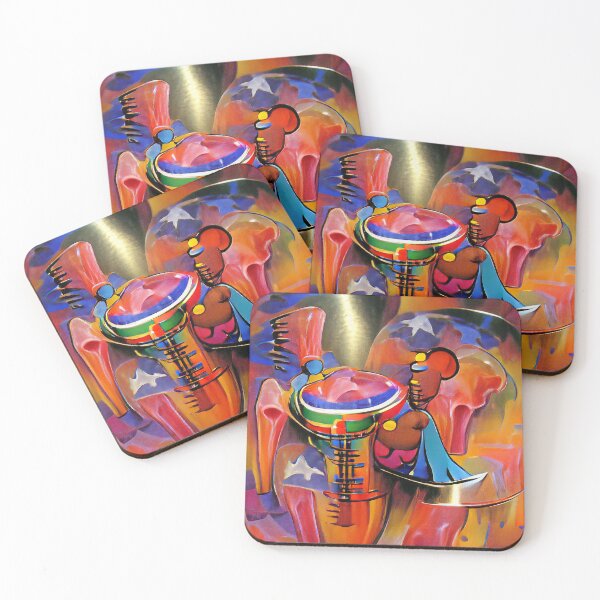 Item preview, African Percussion ~ Colorful Positive Vibes designed and sold by cottonklub.