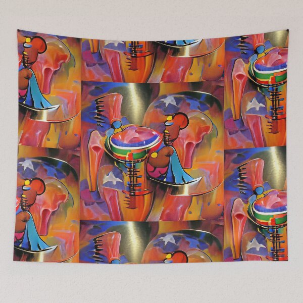Item preview, African Percussion ~ Colorful Positive Vibes designed and sold by cottonklub.