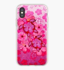 Pink Hibiscus And Honu Turtles iPhone Case