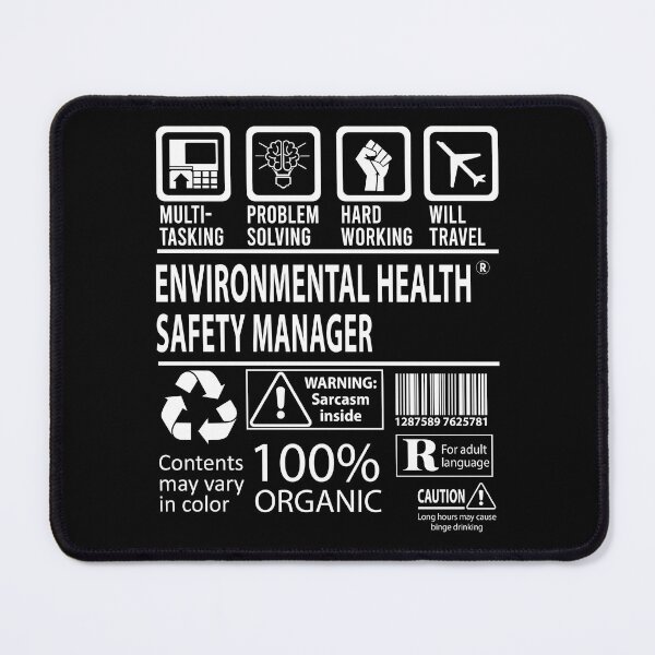 Item preview, Environmental Health Safety Manager T Shirt - MultiTasking Certified Job Gift Item Tee designed and sold by oslandefren.