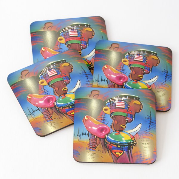 Item preview, African Percussion ~ Colorful Positive Vibes designed and sold by cottonklub.
