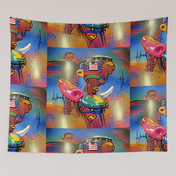 Item preview, African Percussion ~ Colorful Positive Vibes designed and sold by cottonklub.