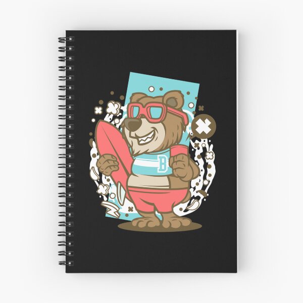 Item preview, bear surfing, animals lover,   designed and sold by TaycraftUSA.