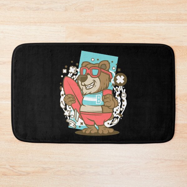 Item preview, bear surfing, animals lover,   designed and sold by TaycraftUSA.
