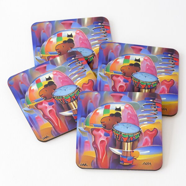 Item preview, African Percussion ~ Colorful Positive Vibes designed and sold by cottonklub.