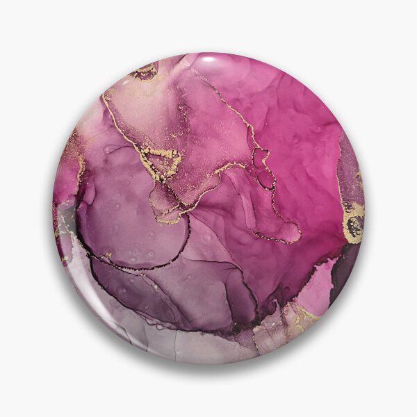 Artikelvorschau, Lila und Gold Alcohol Ink Art.-Nr entworfen und verkauft von artbylisanadine.