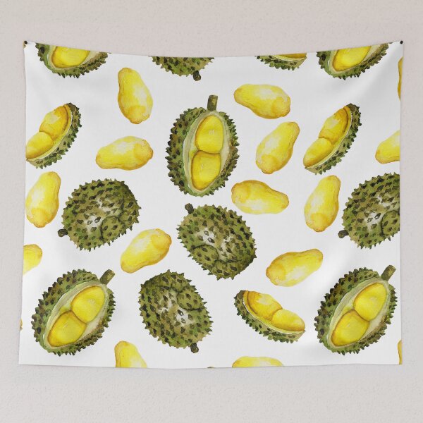 Item preview, Durian Fruit Watercolor Pattern designed and sold by SpaceEnhance.