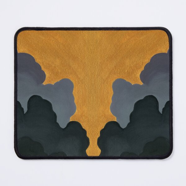 Storm Clouds In Gold Art  Mouse Pad