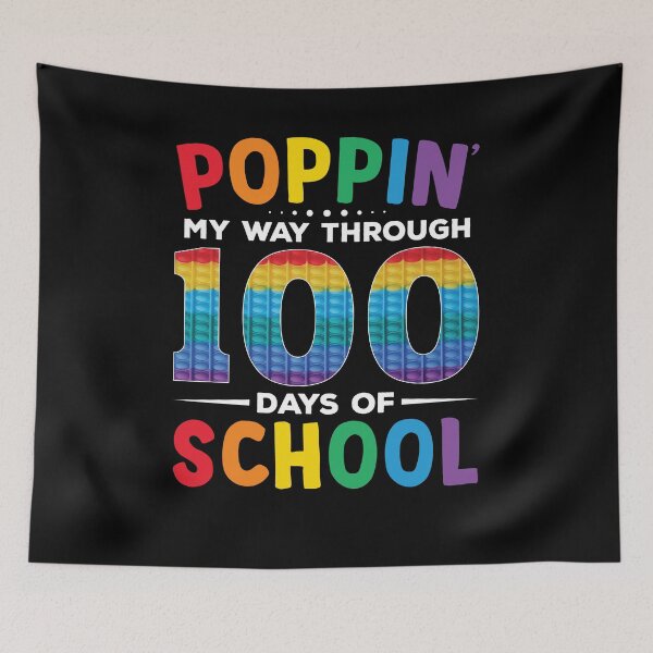 Item preview, Poppin My Way Through 100 Days Of School Shirt, I Crushed 100 Days of School Shirt, Boy 100 Days of School Shirt, Funny Kids School Shirt designed and sold by aymob.