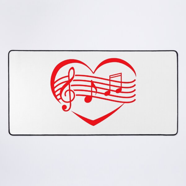 Item preview, St Valentine's Day Musical Note Hearts Valentine's Day Wishes and Messages designed and sold by MottoDigging.