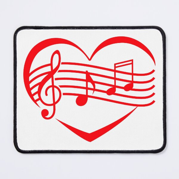 Item preview, St Valentine's Day Musical Note Hearts Valentine's Day Wishes and Messages designed and sold by MottoDigging.