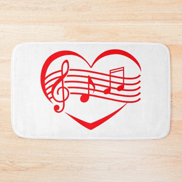 Item preview, St Valentine's Day Musical Note Hearts Valentine's Day Wishes and Messages designed and sold by MottoDigging.