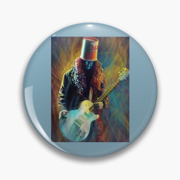 Item preview, Buckethead art guitar   designed and sold by BucketbotJapan.